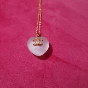 Charm Zipper Pull On Gold-Tone Chain